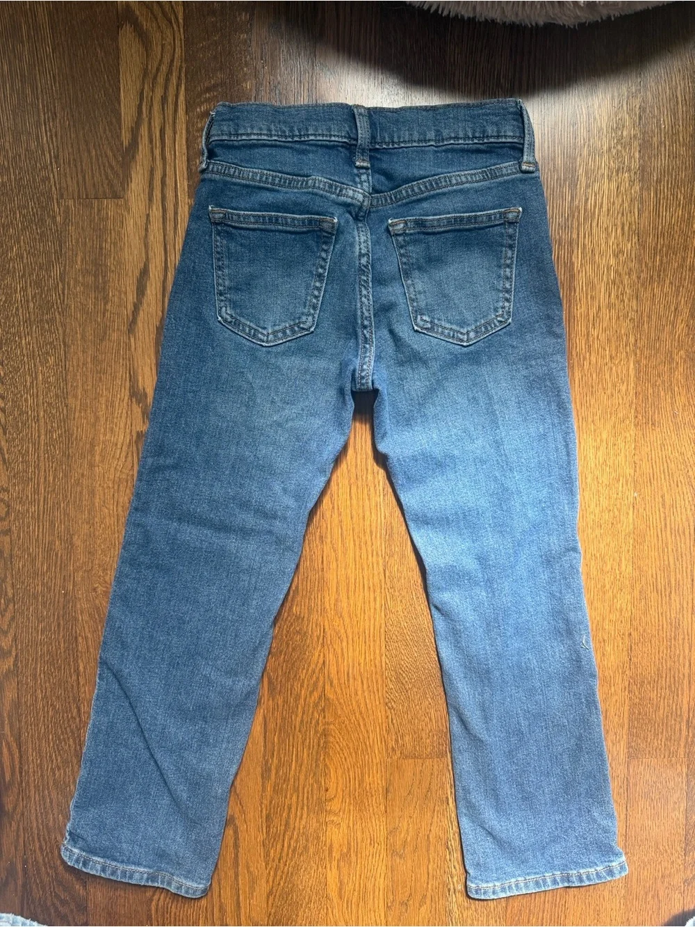 Old Navy Boys Slim Straight Built In Flex Jeans in Light Blue Wash